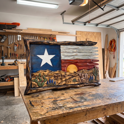 Wooden Flags