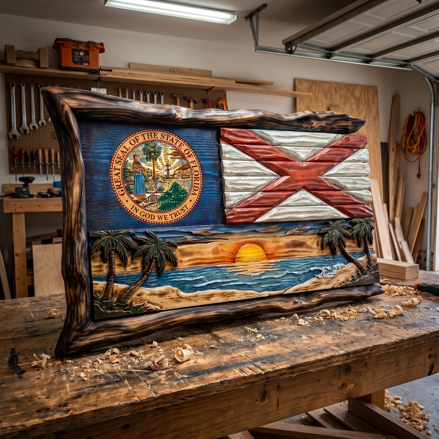 Wooden Flags