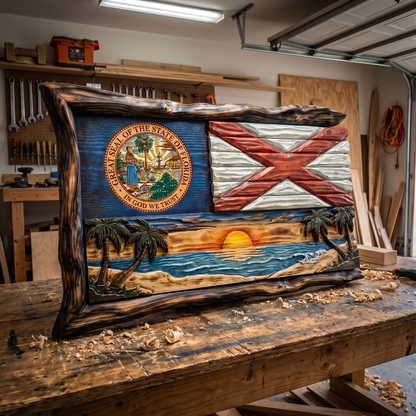 Wooden Flags