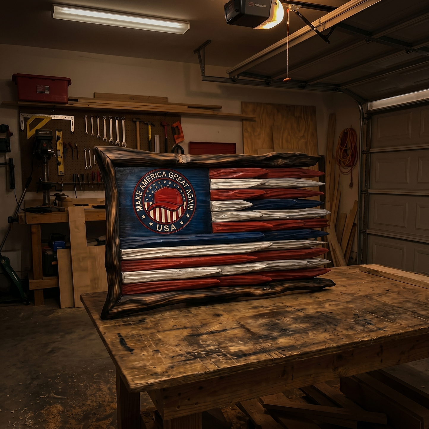 Wooden Flags