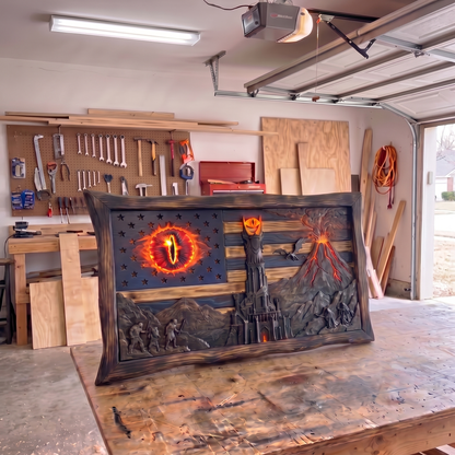 LOTR Wooden Flags