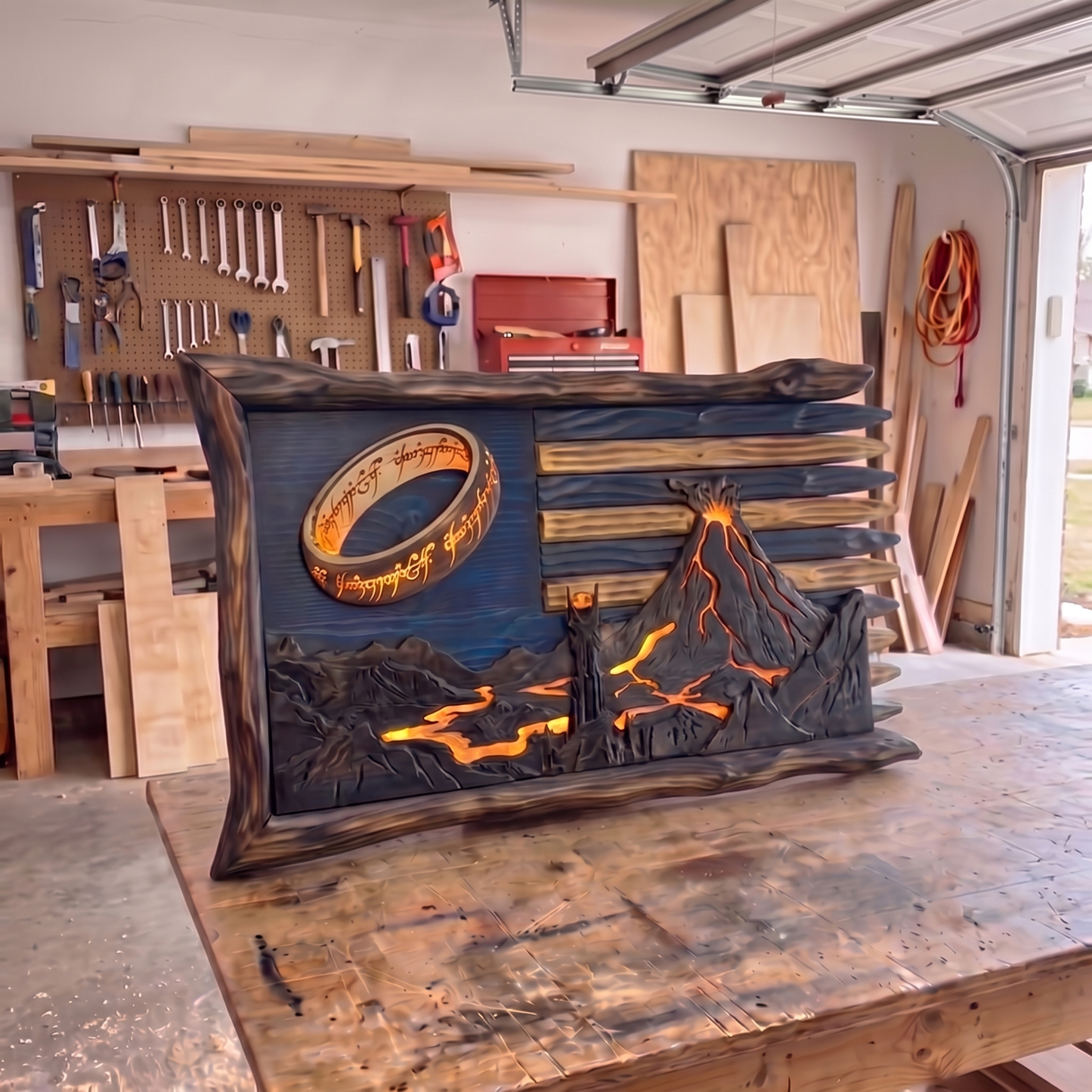 LOTR Wooden Flags