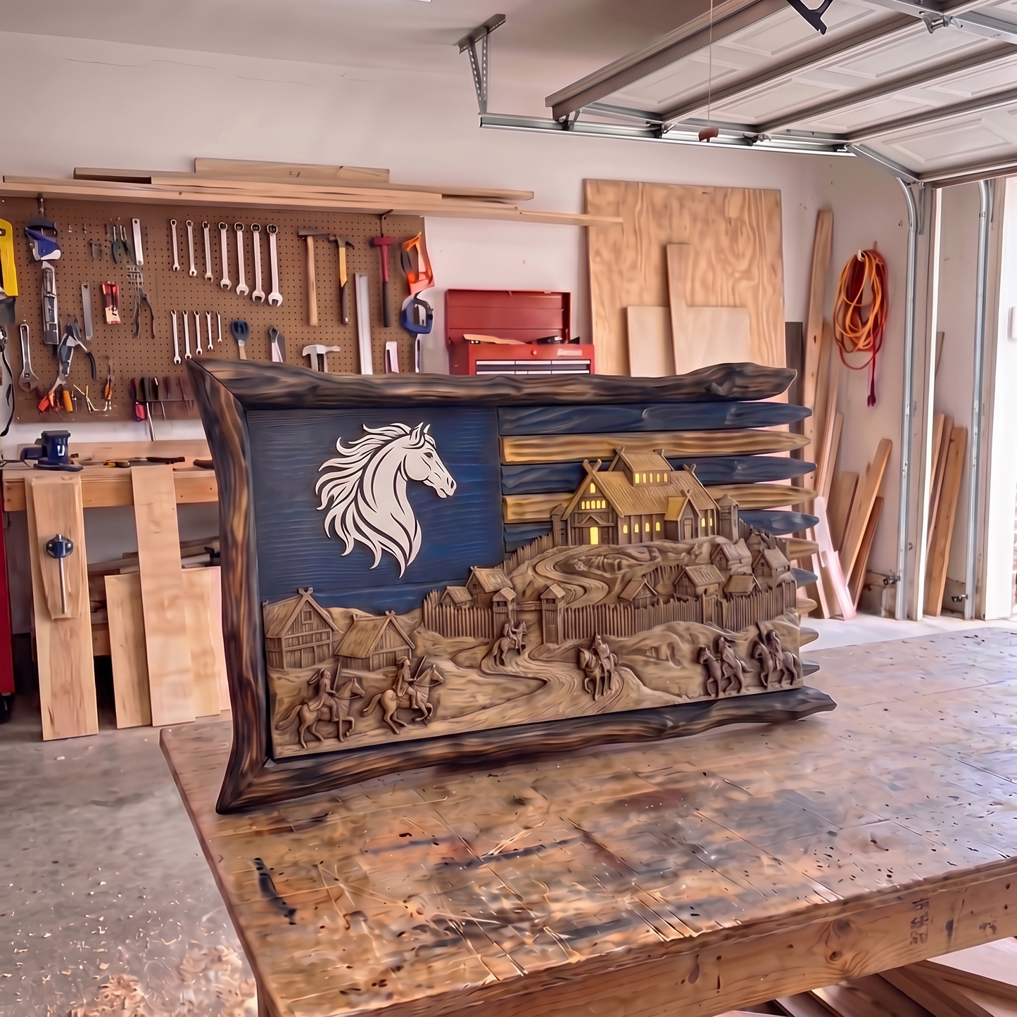 LOTR Wooden Flags