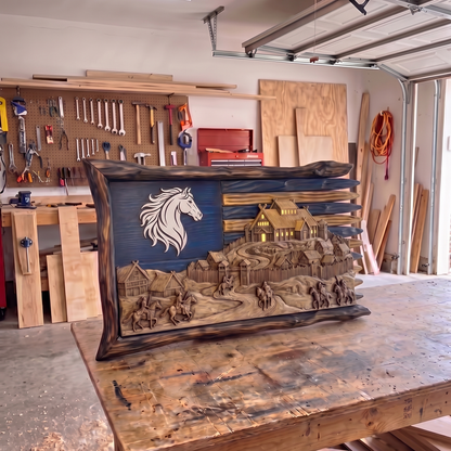 LOTR Wooden Flags